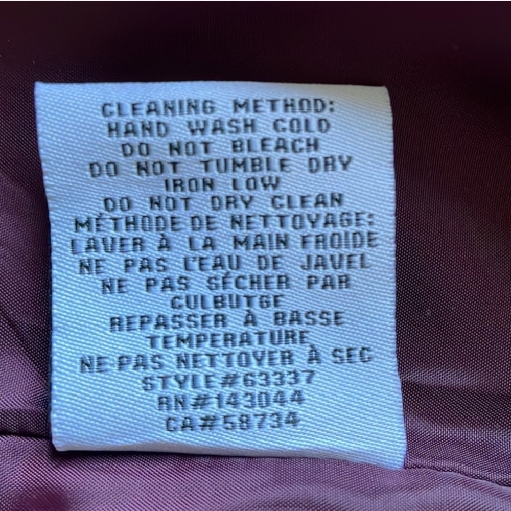 Badgley Mischka Burgundy Velvet Moto Jacket Small - Picture 12 of 12